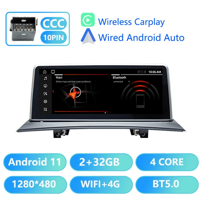 Uckazy Android 14 Auto Radio Für Mercedes C/G/CLK Klasse - 7 Zoll Touchscreen Mit CarPlay