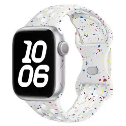 Breathable Sport Band for Smartwatch - Versatile Strap Bracelet (Pure Platinum)