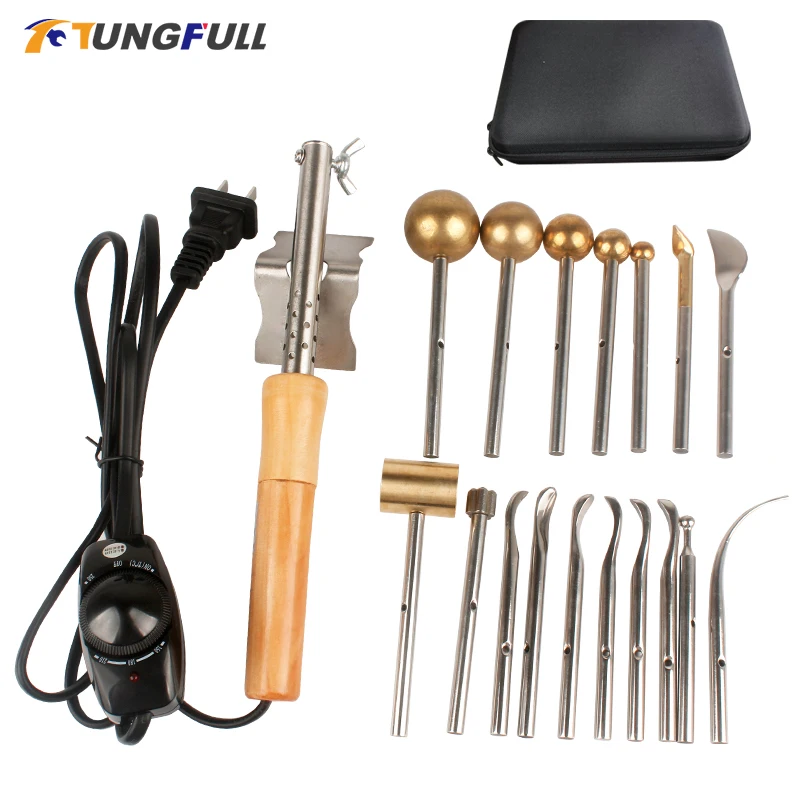 220V110VDoublelayerInnerPyrographicDeviceFabricFlowersIroning