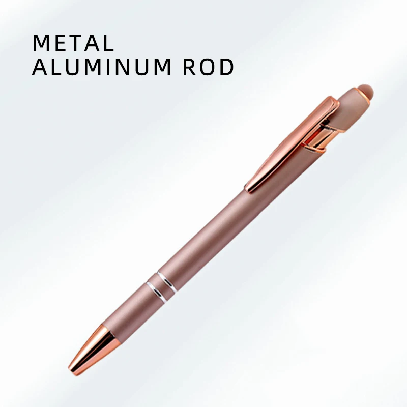 Ballpoint pen 10Pcs business simple metal rose gold personalized advertising