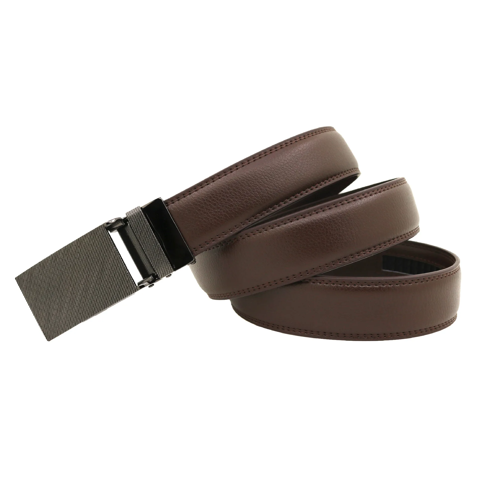 

Men's Fashionable Automatic Buckle Cowhide Male Leather Belt For Men Business