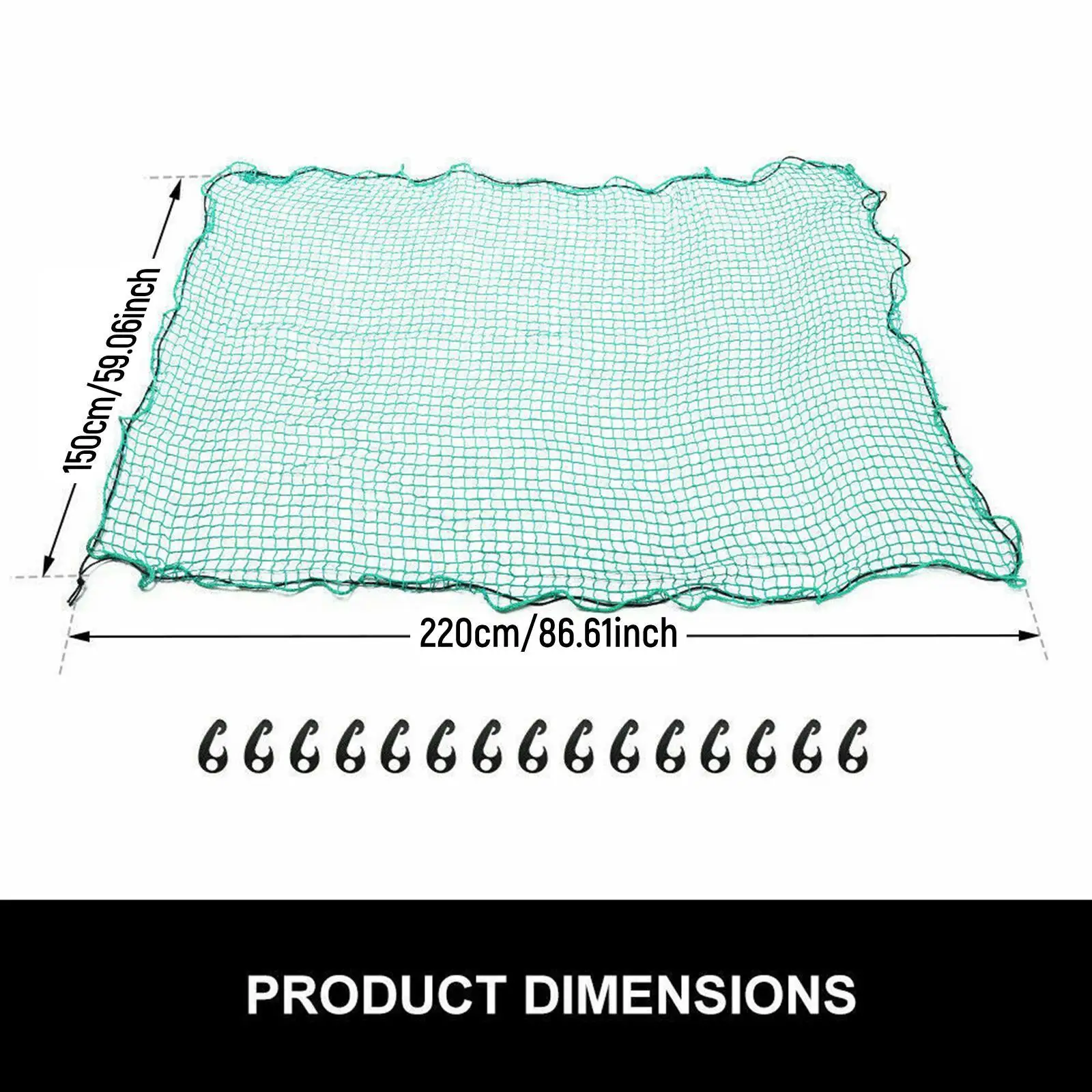 프리미엄 카고 'x 7' 보관 가방 메쉬 네트 픽업 트럭 보트 RV SUV용