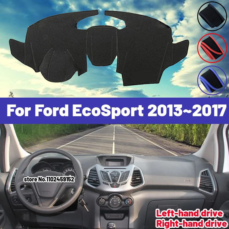 

Высококачественный коврик для приборной панели автомобиля Ford EcoSport 2013, 2014, 2015, 2016, 2017, защитный козырек от солнца, защита от искусственных лучей, ковры