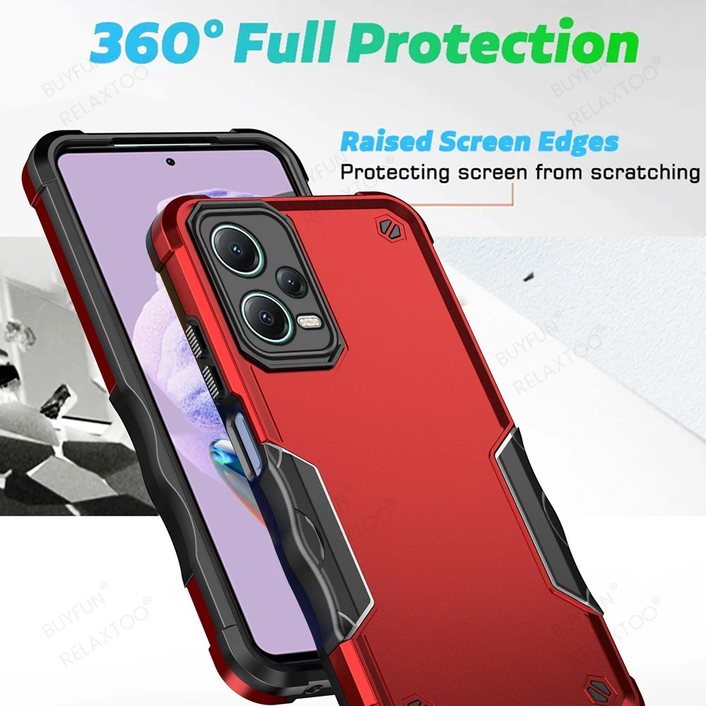 Compatible con Xiaomi Redmi Note 12 Pro Plus 5g Case Ligero Elegante  lustroso a prueba de golpes Protector resistente Tpu Cover