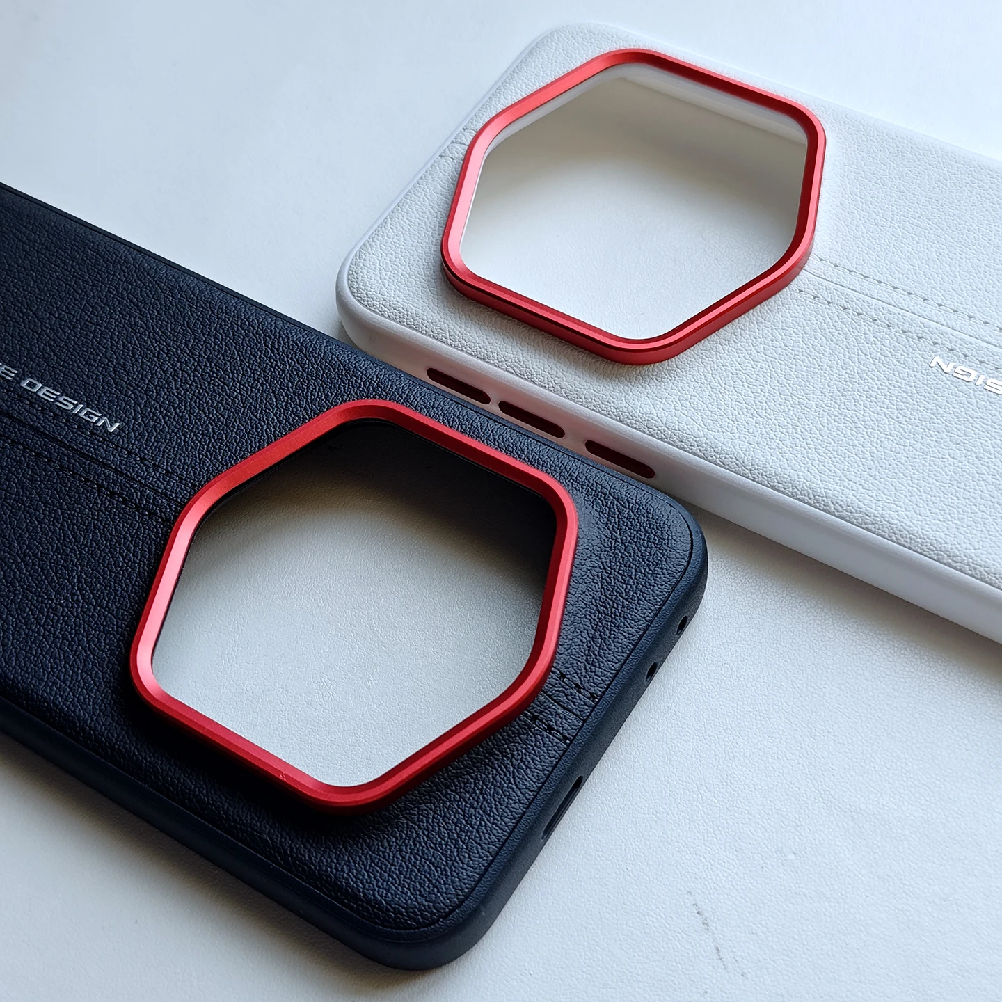 Luxury PU Leather Protective Back Cover Case - Fashion Design