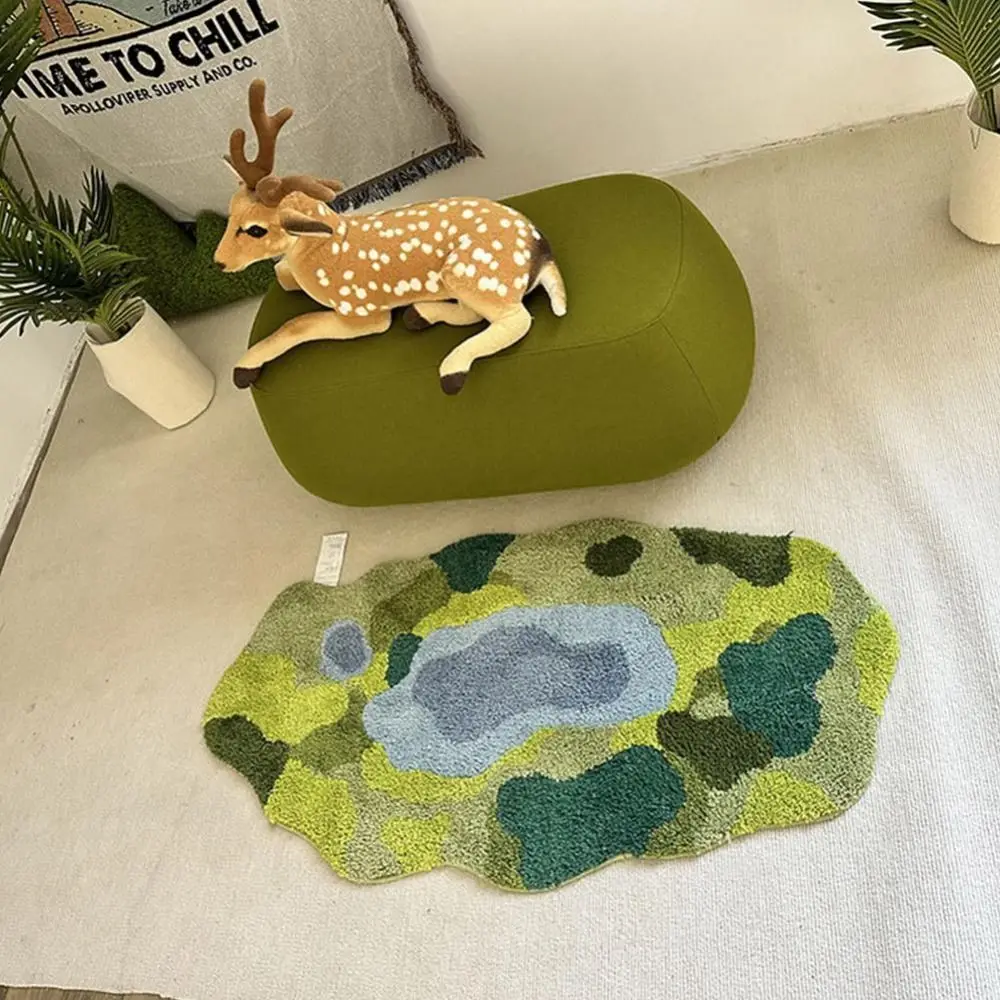 

Одеяло в виде зеленых растений, нестандартное нескользящее плюшевое одеяло для спальни, прикроватного столика, гостиной