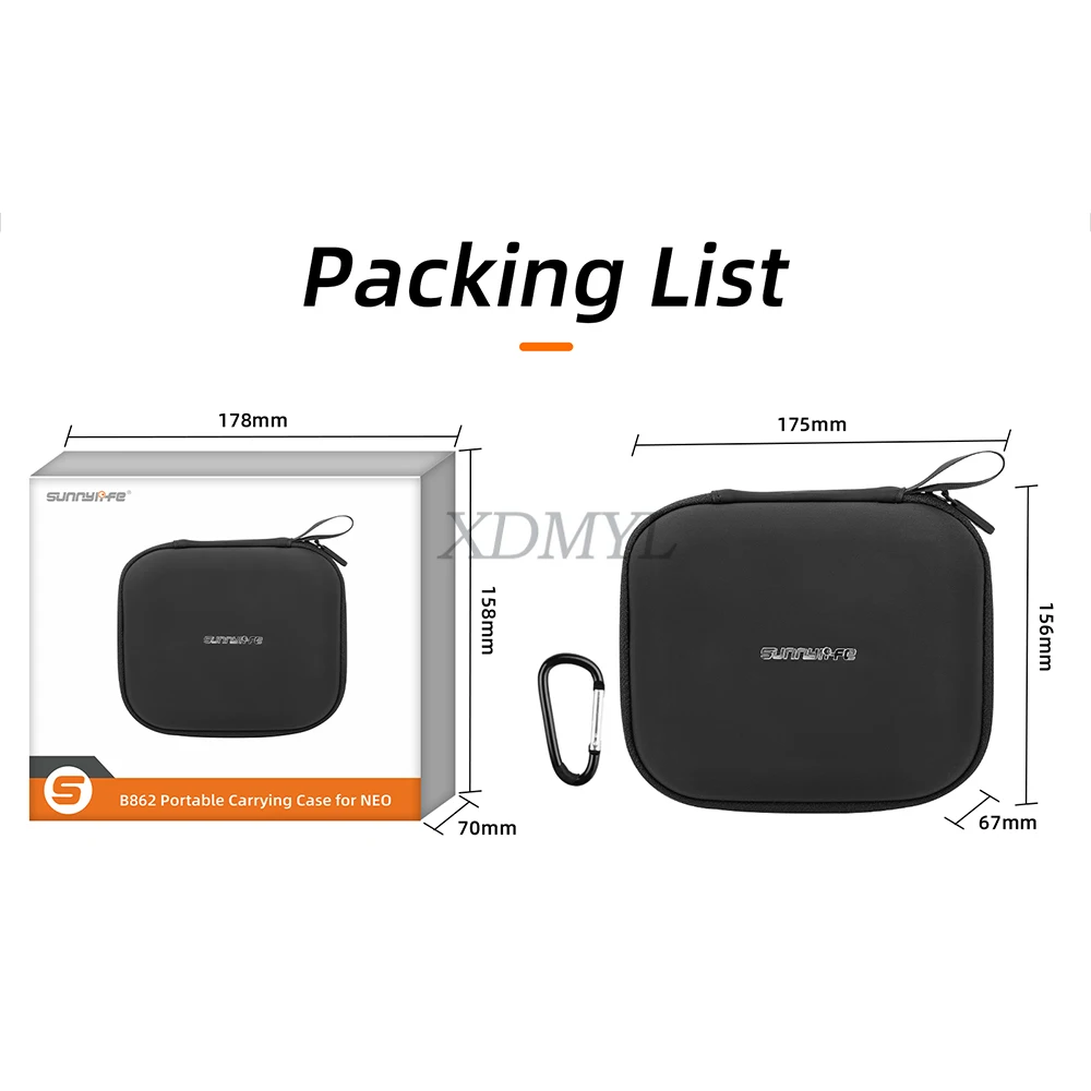 Dji case drone case drone accessories drone storage bag Handheld Flight Single Storage Bag DJI NEO Body Protection Box Crossbody Carrying Case DJI Neo Drone Accessories