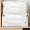 Large Capacity Clothes Storage Bag Organizer with Reinforced Handle Suitable for Blankets Bedding Foldable with Sturdy Zipper 3