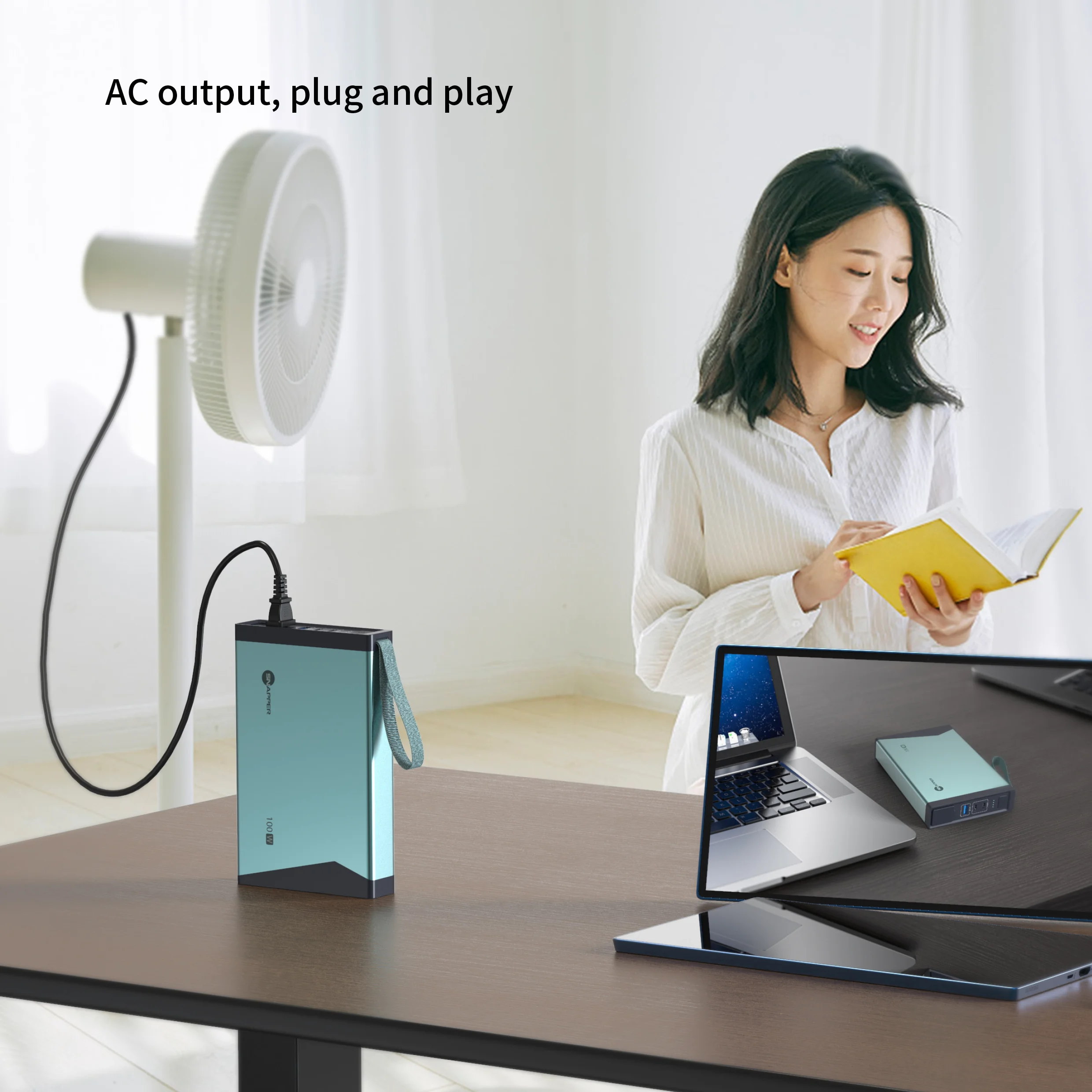 Ac 보조베터리 21700mah QC3.0 PD65w AC 110v 100w Oraimo 공유 케이스 AC 보조베터리 Solare 휴대용 모듈 미니 보조베터리 s