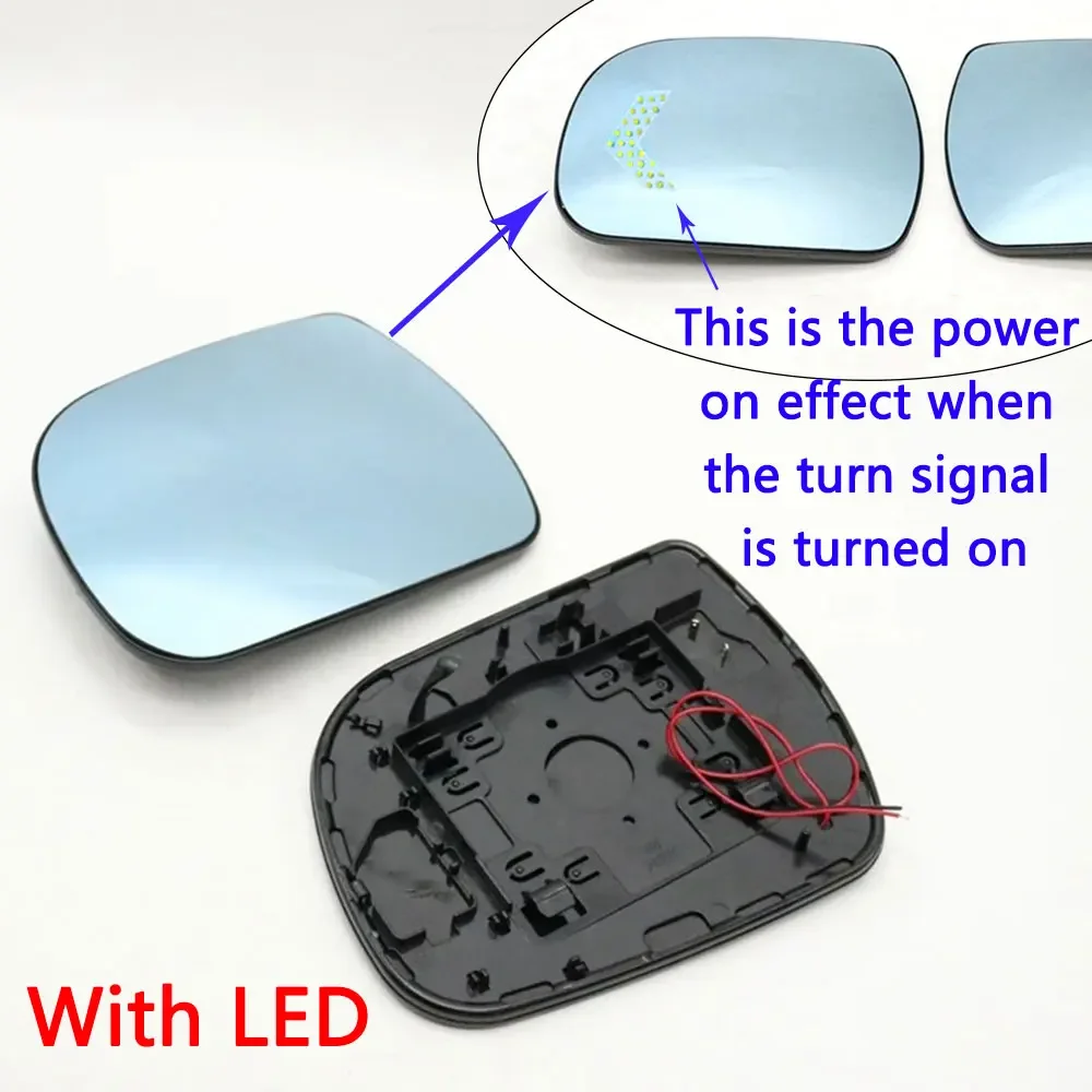 ★激安!★USトヨタ シエナ 純正 ノーマル ドアミラー サイドミラー 右側 KOITO 52-158 / 2H7-859 USミラー トヨタシエナ04-10のメモリ助手席側のパワー加熱ドアミラー Power