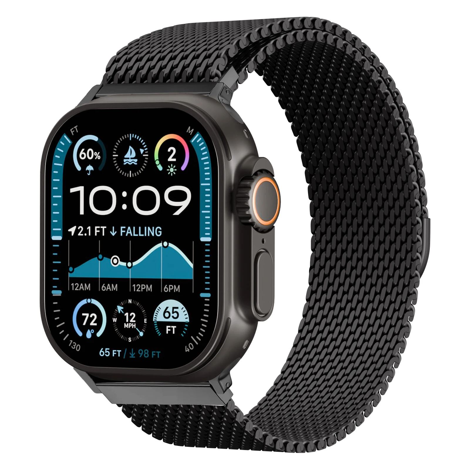 Sleek Magnetic Milanese Metal Watch Strap Bracelet
