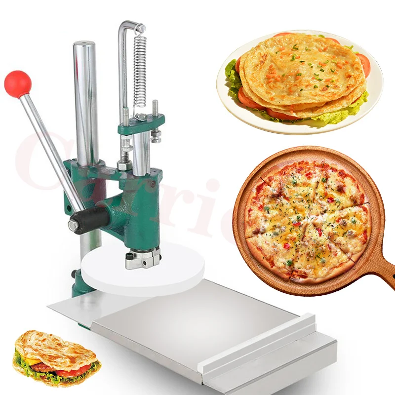 Manual Pizza Dough Press Flattening Machine Commercial Dough Roller