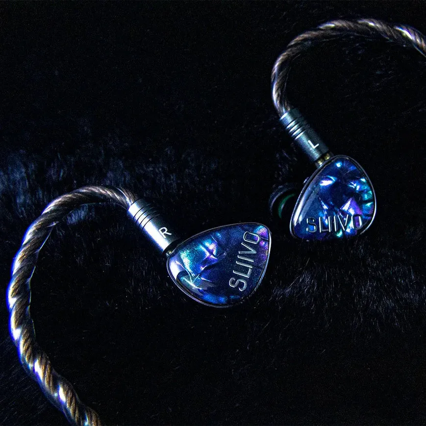 MYER-AUDIO SLIIVO SLA3 1DD+3BA Hybrid Drivers In Ear Earphones 0.78mm 2Pin Gold-Plated 3.5mm+4.4mm Cable 4