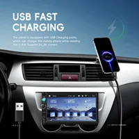 Lecteur multimédia de voiture Podofo avec écran IPS de 7 pouces, universel 1Din, radio MP5, CarPlay sans fil, Android Auto, Bluetooth, FM, USB, EQ, AUX, autoradio 5