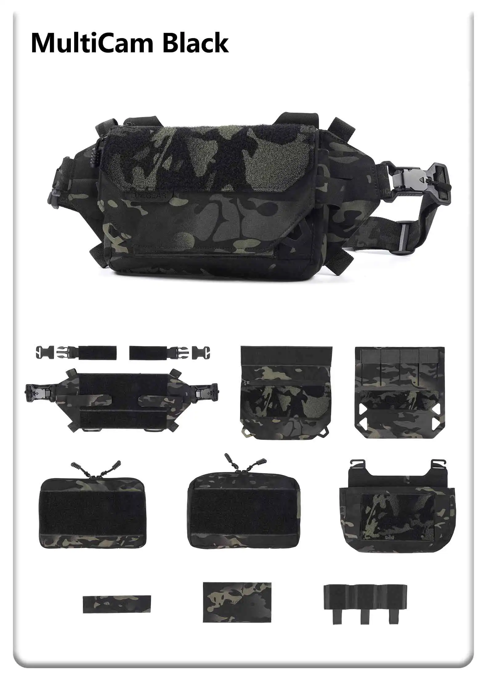 Dmgear 1120x　多機能ウエストバッグ fullset Dmgear 1120x多機能ウエストバッグ fullset