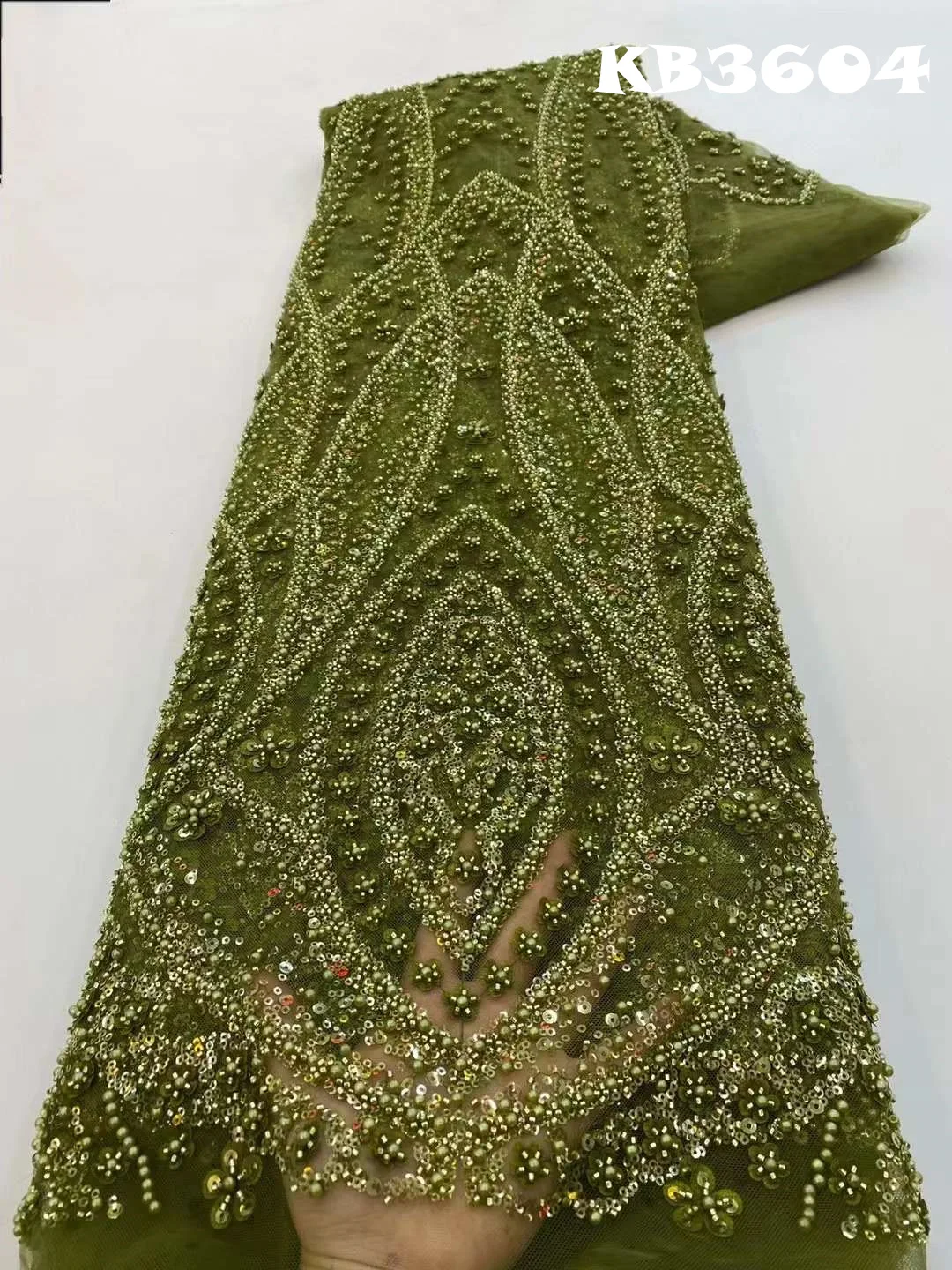 Verde oliva frisado tecido de renda nigeriano tecido renda 2023 alta  qualidade renda ouro bordado tecido para vestido de noite feminino -  AliExpress, image size:1080x1440