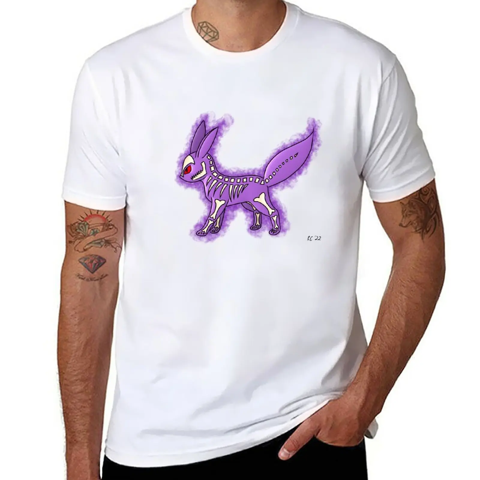 New Ghost Eeveelution T Shirt T Shirt Uomo Tee Shirt Hippie Clothes Plus Size Magliette Magliette Da Allenamento Da Uomo