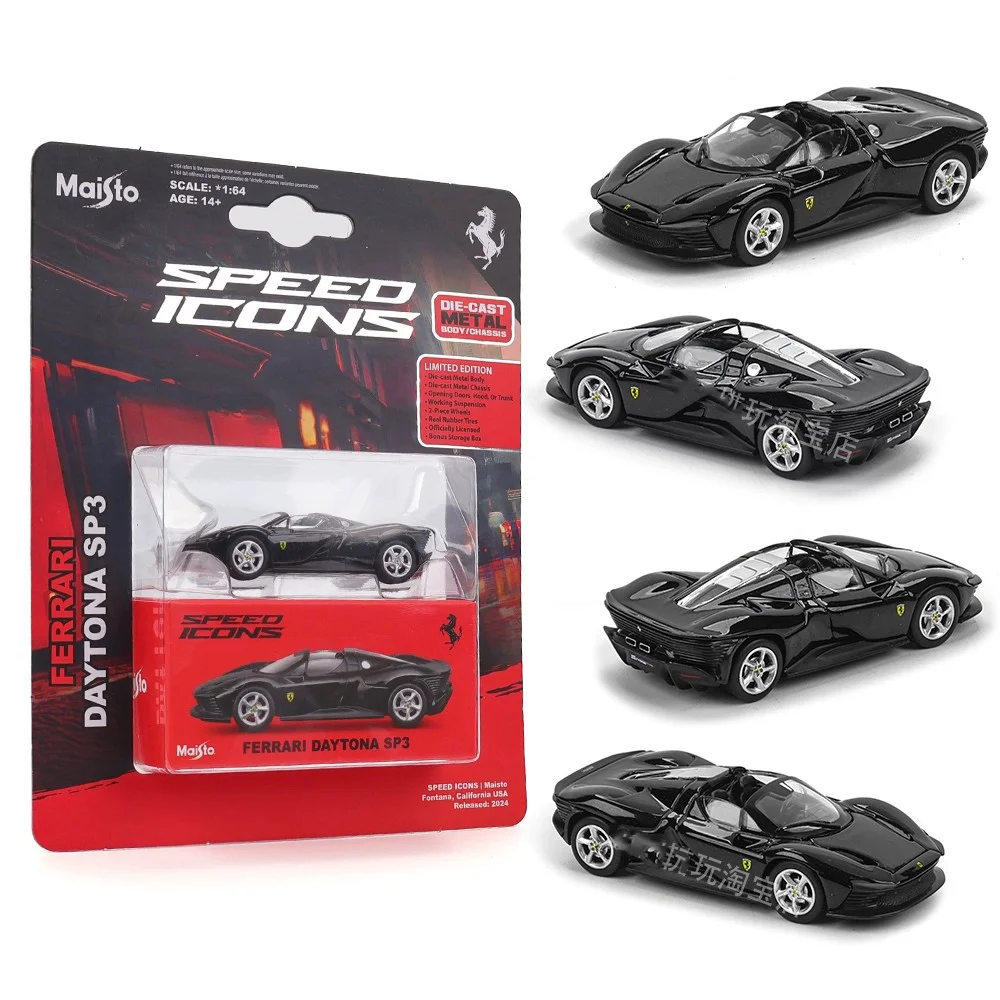 New In Stock Maisto 1:64 Ferrari Sf90 Stradale Alloy Miniature