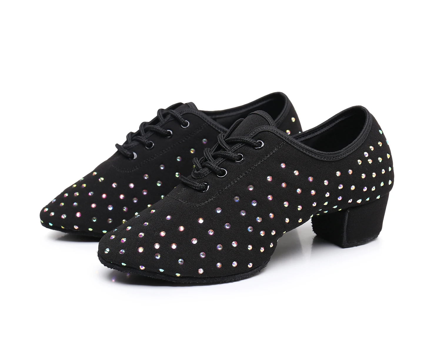 

Women Latin Dance Shoes Ladies Girls Ballroom Cha Cha Tango Latin Dancing Shoes Suede Soft Sole Salsa Dance Shoes 3.5/5cm Heel