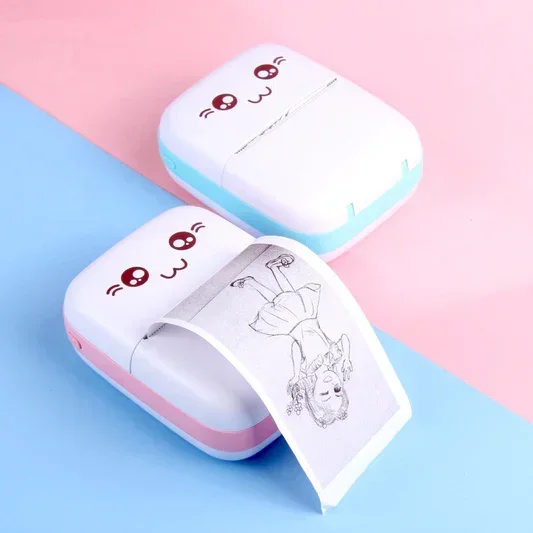 GlowMart Hot Sale Mini Cat C9 Portable Mini Thermal Printer Imprimante Thermique Impresora Porttil Smartphone Printer