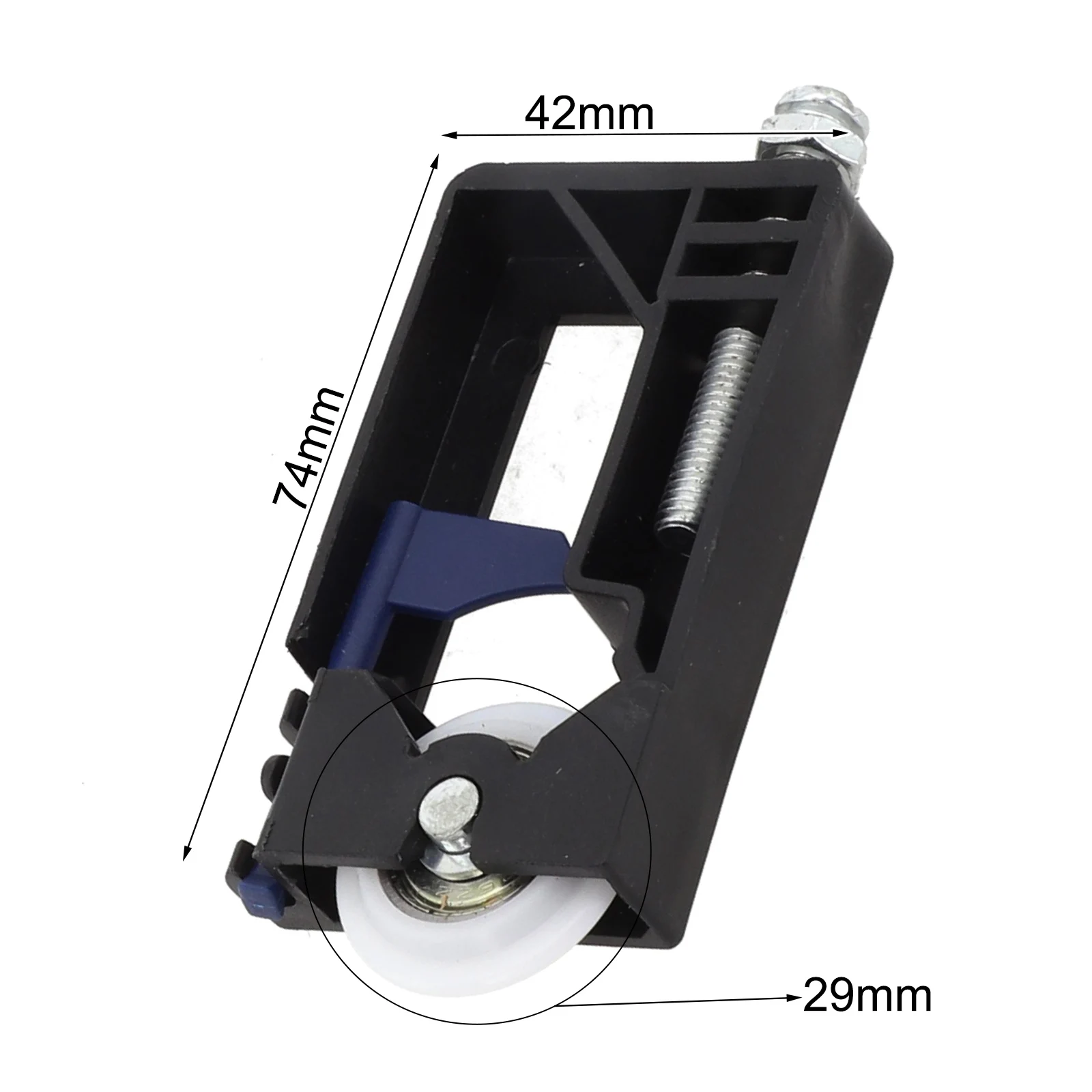 1Pc Sliding Door Pulley Core Upper Lower Wheel Core Old Wooden Door Roller Guide Kit Side Mounted Sliding Door Pulley Inner Core