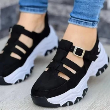 New Thick-soled Shoes Comfortable Women Sandals Fashion Womens Shoes Versatile Hollow Casual Sandals Summer Zapatos Para Mujeres 1