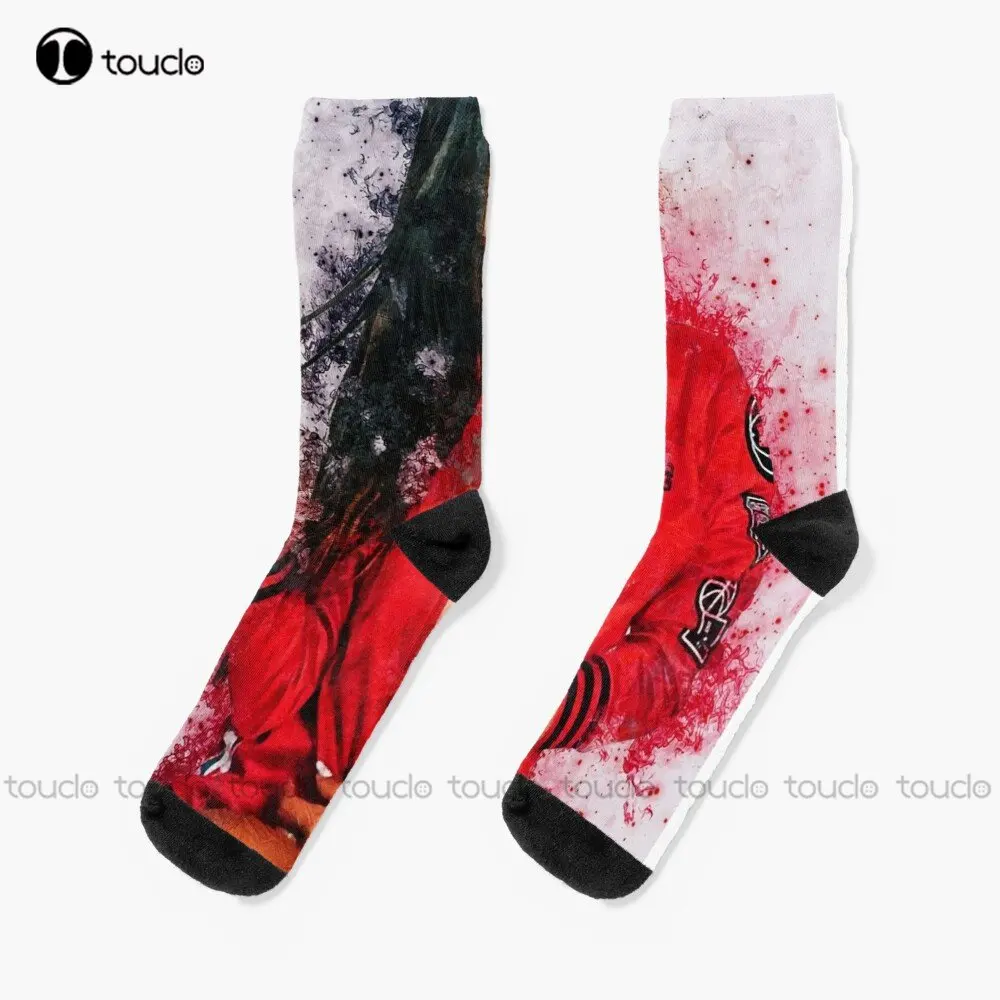 

Mia Khalifa Colorful Paintings Socks Novelty Socks For Men Fashion Creative Leisure Funny Art Abstract Oil Painting Socks Funny