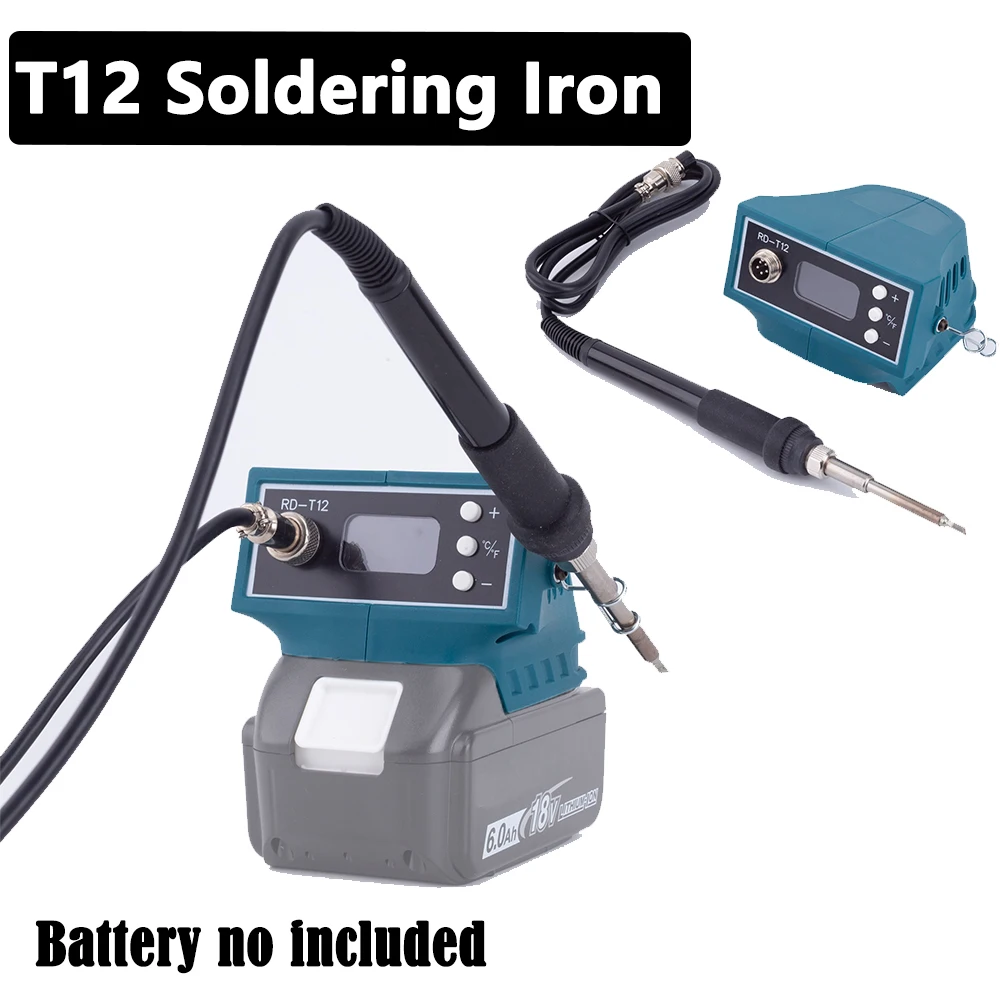 OLED T12 Cordless Portable Soldering Iron for Makita 18V BL Li-ion Battery Intelligent Temperature Control