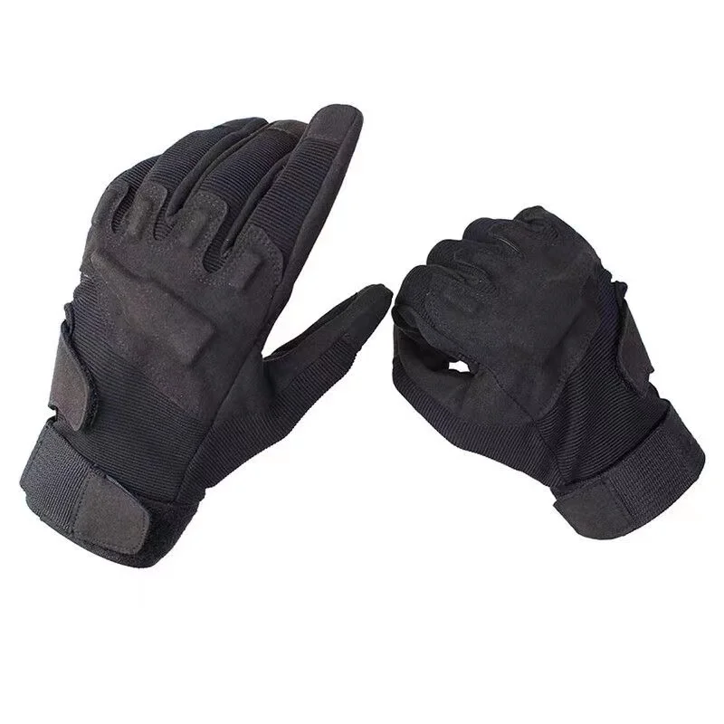 Outdoor Tactical Full Finger Bicycle Antiskid Cycling Gloves Men Women Paintball Shooting Airsoft Combat Protection Glove 4