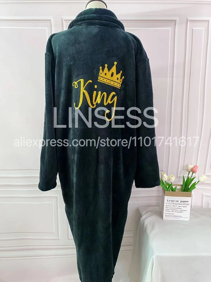 Honeymoon Robes Couples Spa Robes Gift Bride And Groom Gift Mr Mrs Bathrobes Flannel Anniversary King Queen Bathrobes women dress,women sleepwear,bride robes