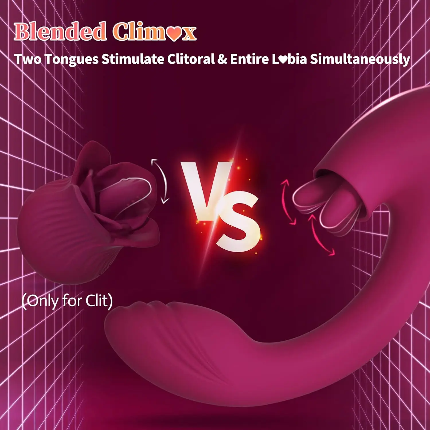 2 In 1 G Spot Clitoral Vibrator For Women Clitoris Stimulator Licking Machine Female Masturbator Dildo Vibro Sex Toys for Adult