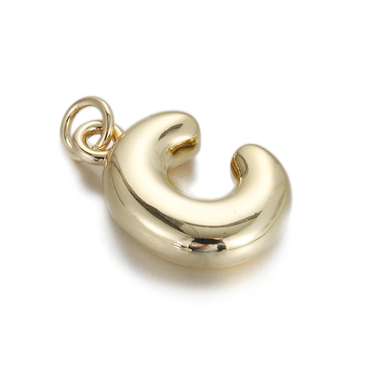 Gold Alphabet Charms: Stylish 26-Letter Pendant Set for Custom Jewelry Crafting