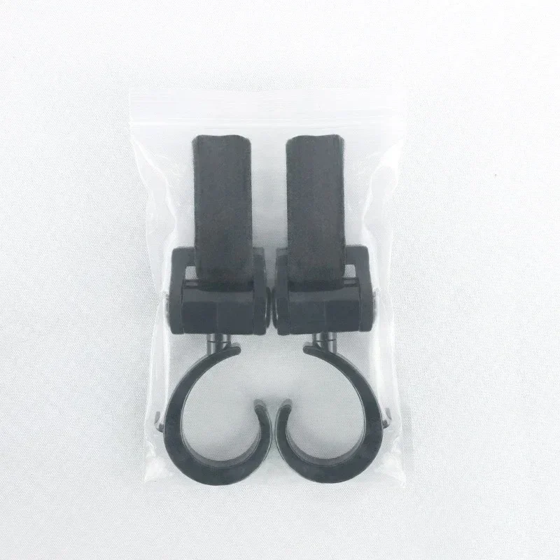 New 2pcs Stroller Hooks Wheelchair Stroller Pram Carriage Bag Hanger Hook Baby Strollers Shopping Bag Clip Stroller Accessories