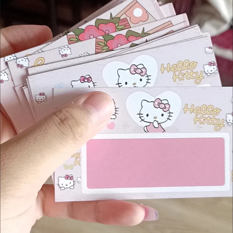 Hello Kitty Sanrio Greeting Card Christmas Greeting Card Diy Scratch Card Company Class Activities Raffle Card Lucky Card