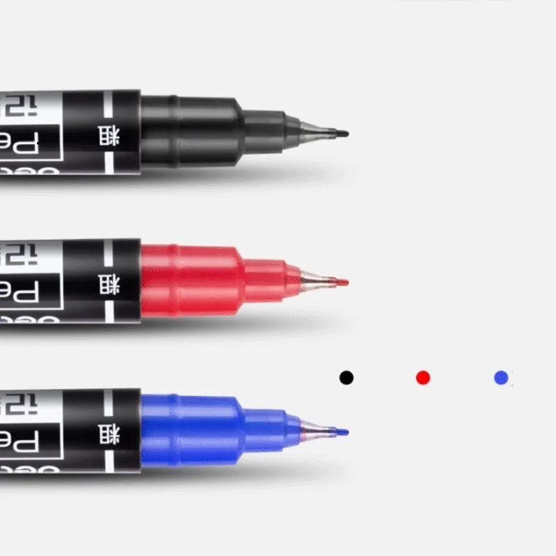 Permanent Marker Pen Marker Pens Permanent Marker Permanent Markers Markers Pen Art Markers Art Marker Pen Fineliner Pens 5PCS/Set Colored Dual Tip 0.5/1 Mm Fast Dry Permanent Sign Marker Pens For Fabric Metal Quality Fineliner For Drawing