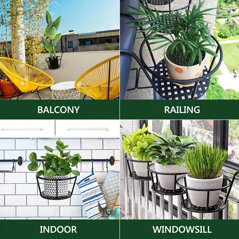 Hanging Metal Flower Pots 5