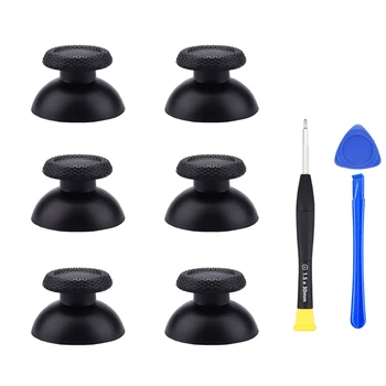 Replacement Thumbsticks for PS5 Dualsense Controller Analog Thumb Sticks Grip Parts Screwdriver Repair Kit Accessory