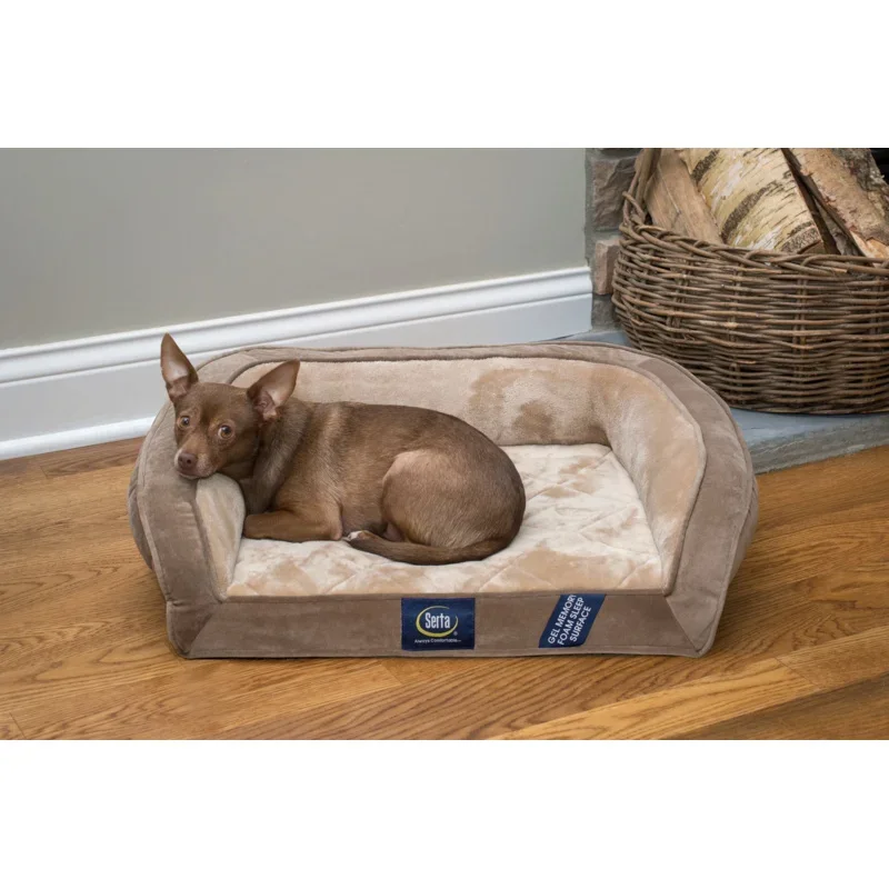 serta-gel-memory-foam-quilted-ortho-couch-dog-bed-small-brown