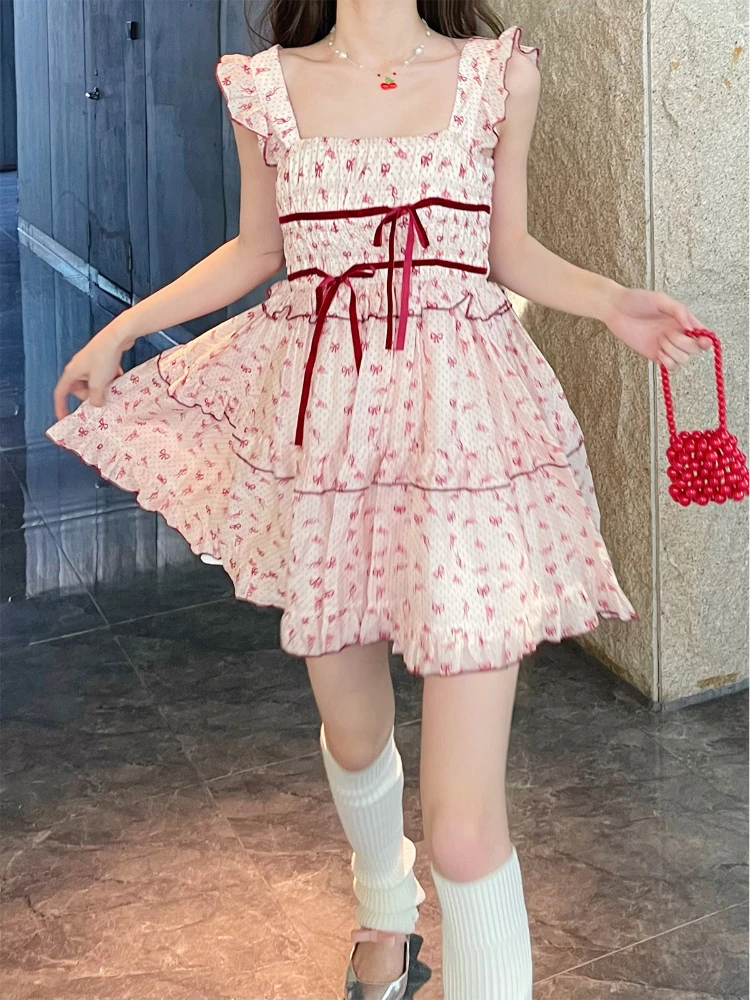 Kawaii Pretty Vintage Dresses Anime Kawaii Dress Women Vintage