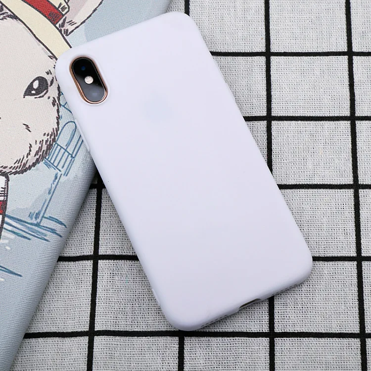 Vibrant Silicone Candy Color Soft Phone Case Cover