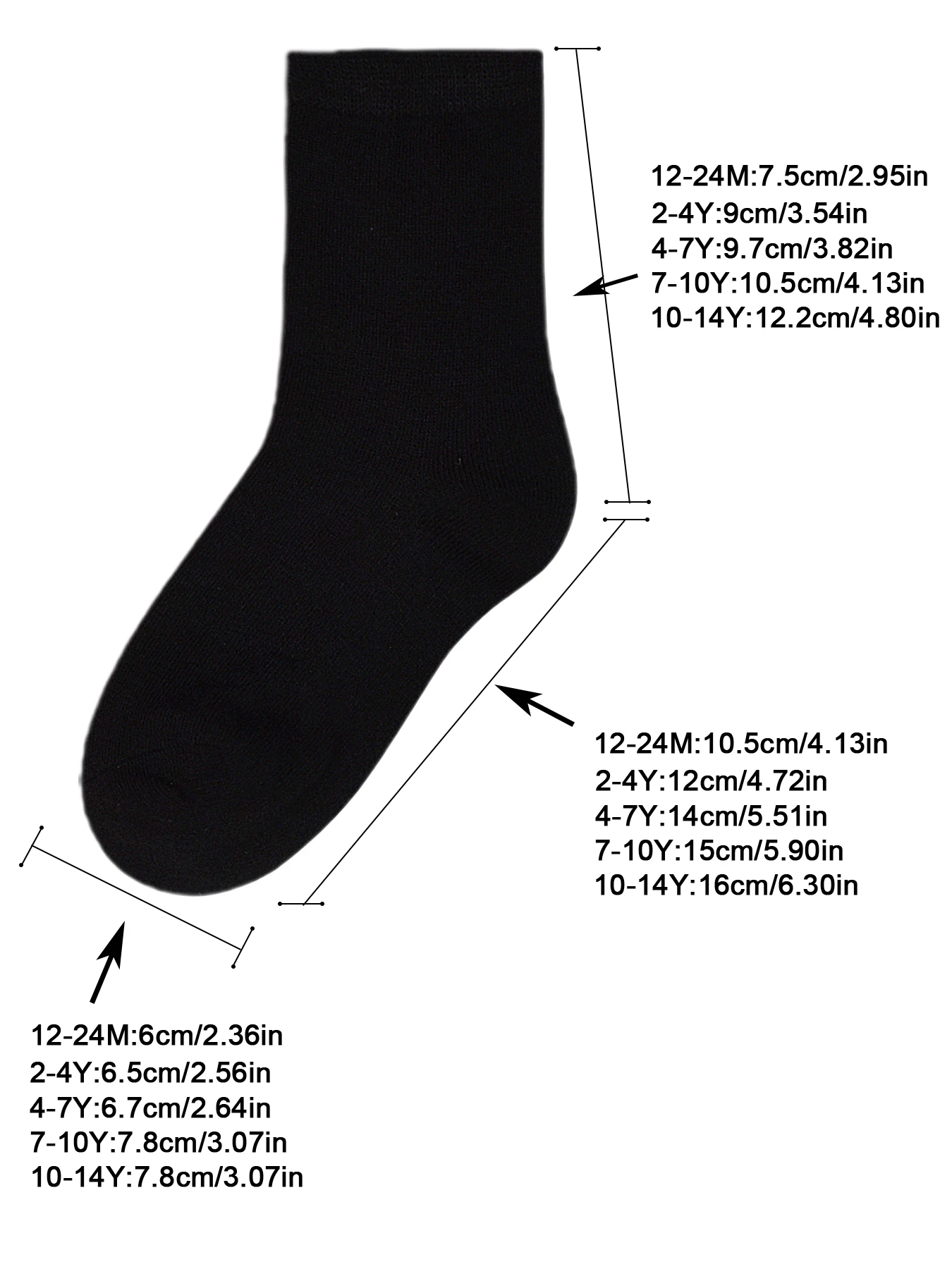 Kids Crew Socks, Mid Cut Socks For Toddler Kids Boys Girls(1-14 Years), 15 Pairs Athletic Mid Calf Socks Multipack 2