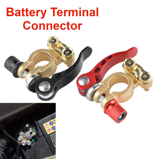 Conector de terminales de batería de coche de desconexión rápida