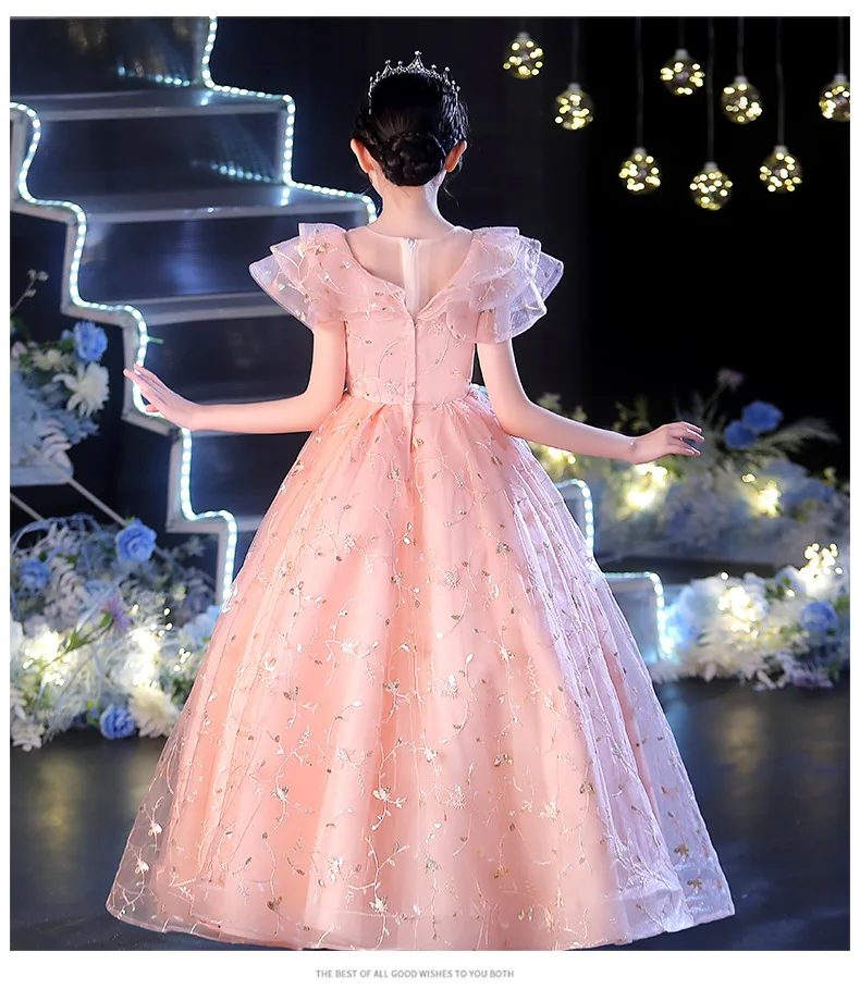 Shop Teen Girls Mustard Embroidered Dupatta Draped Style Gown Wedding Wear  Online at Best Price | Cbazaar