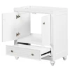 30" Bathroom Vanity with Sink, Combo, Cabinet with Doors and Drawer, Solid Frame and MDF Board, White (Old Sku:JL000006AAK) 6