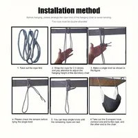 Outdoor Thickened Canvas Hammock/hammock accessories，Camping Outdoor Swing Net Hed Anti Rollover Striped Hanging Chair Hammock 5