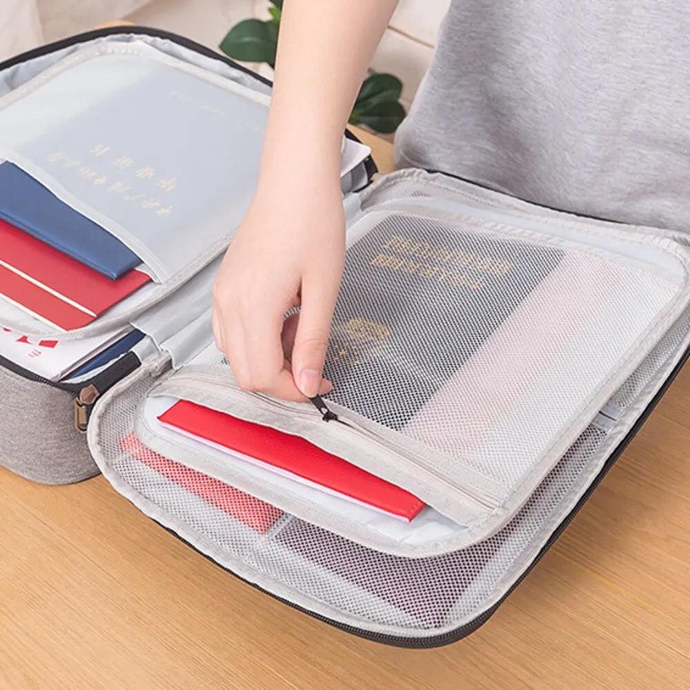 Storage Bag Document Tickets File Organizer Women Travel