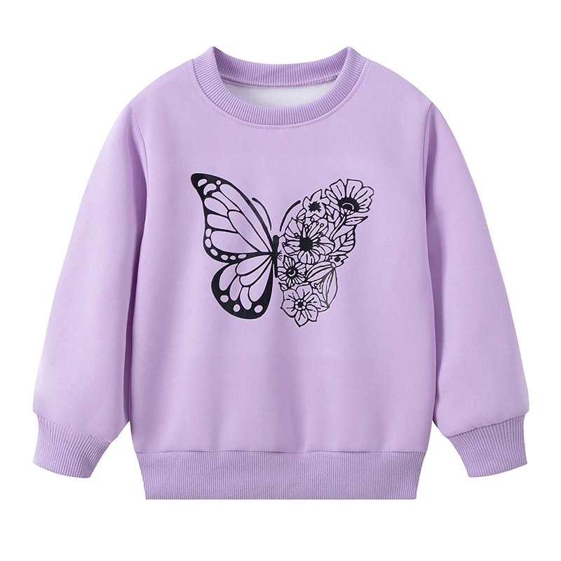 Children Sweater Children's spring and autumn fashion printed sweater girls comfortable leisure sports long sleeve T-shirt Joker fashion sweater