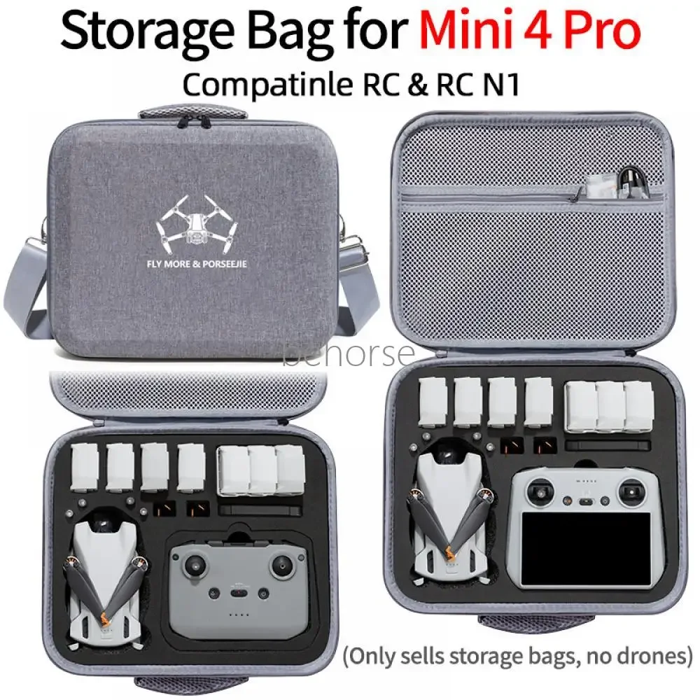 Storage Bag For DJI Mini 3 Mini 3 Pro Mini 4 Pro RC RC N1 Drone Remote Control drone accessories,drone storage bag,dji case,drone case