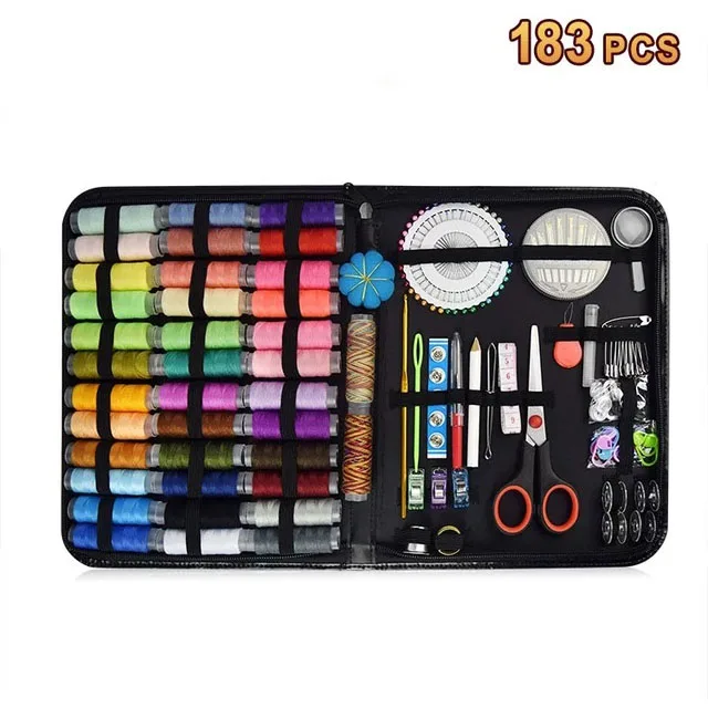 Sewing Kits DIY Multi-function Sewing Box Set for Hand Quilting Stitching Embroidery Thread Sewing Accessories Sewing Kits crochet hook art Needle Arts & Craft