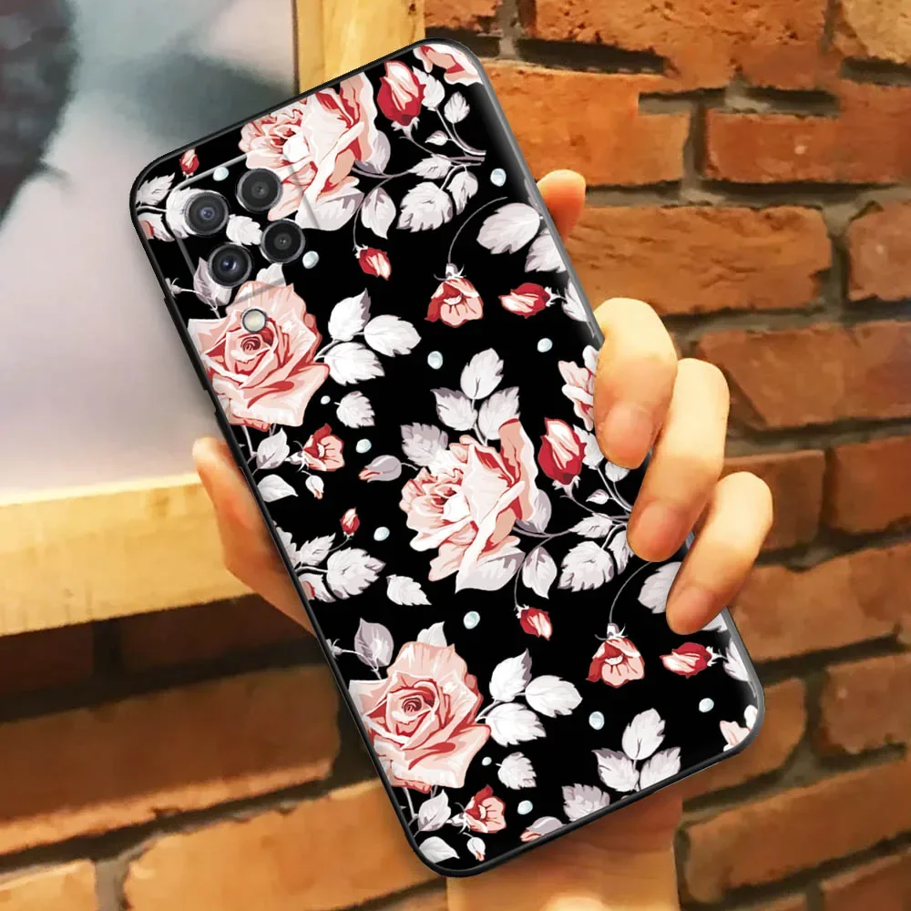 Geometric Silicone Soft Protective Case for Samsung Galaxy A22 - 4G/5G Models